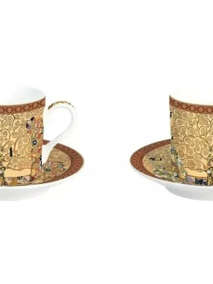 Easy Life Sada dvou šálků a podšálků na espresso The Tree Of Life 2 ks 2x75 ml Značkový