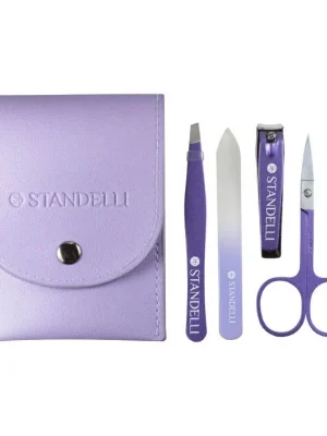Standelli professional Set kosmetických pomůcek Nůžtičky na kůžičku, cvakačky, skleněný pilník, pinzeta + pouzdro 5 ks Kup Teď