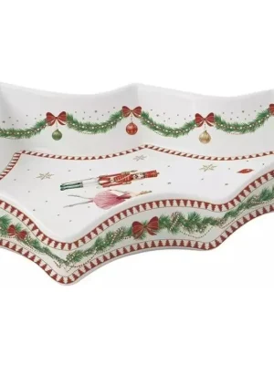 Easy Life Porcelánový servírovací talíř Magie De Noel 28.5 × 21.5 cm Aktuální