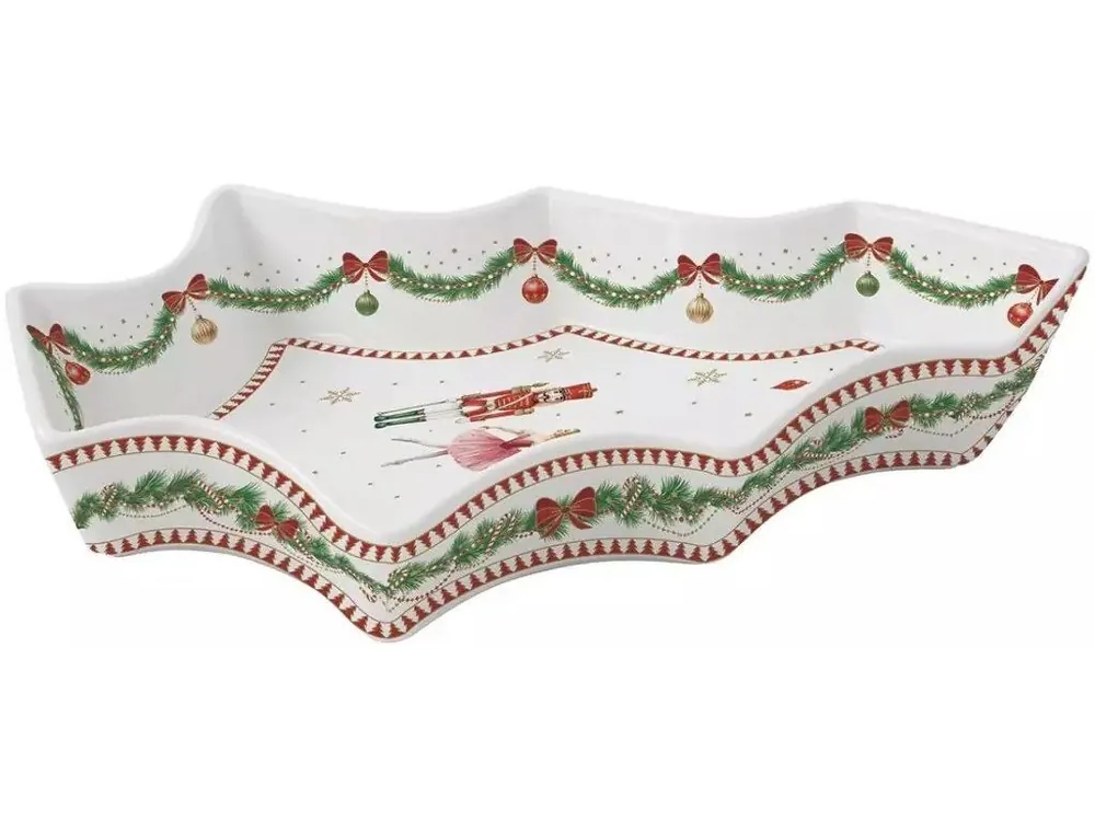 Easy Life Porcelánový servírovací talíř Magie De Noel 28.5 × 21.5 cm Aktuální