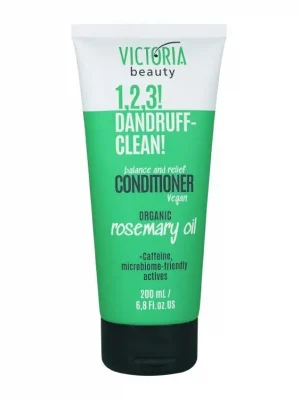 Finální Výprodej Victoria Beauty 1,2,3 DANDRUFF-CLEAN! Balzám na vlasy proti lupům s rozmarýnovým olejem 200 mL