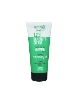 Victoria Beauty 1,2,3 DANDRUFF-CLEAN! Šampon na vlasy proti lupům s rozmarýnovým olejem 200 mL Přímo Od Výrobce