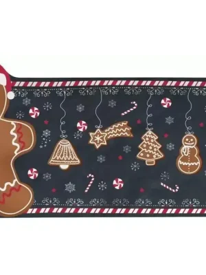 Easy Life Porcelánový servírovací tác Gingerbread 36 × 16 cm Sezónní Sleva