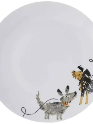 Pouze Dnes Ulster Weavers Porcelánový jídelní talíř Dog daysø27 cm