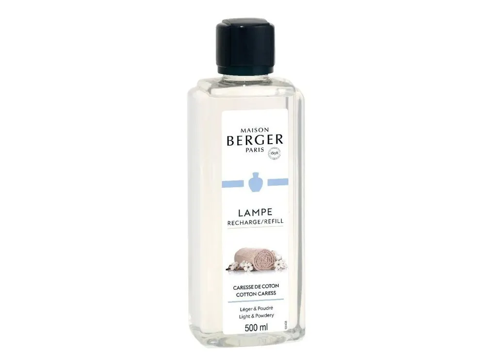 Hit Sezóny MAISON BERGER PARIS Náplň do katalytické lampy Cotton Caress/ Bavlněná péče náplň do lamp 0,5l