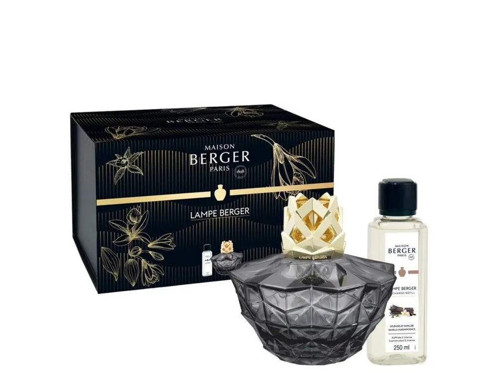 Objednat Nyní MAISON BERGER PARIS Kali Katalytická lampa s náplní Vanilla magnificence/Velkolepá vanilka 0,25l černá