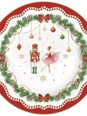 Sleva Easy Life Porcelánový dezertní talíř Magie De Noel ø19 cm
