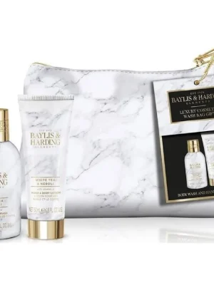 Baylis & Harding Elements mycí gel 100 ml + krém na ruce 50 ml + kosmetická taštička dárková sada 3 ks Top Prodej