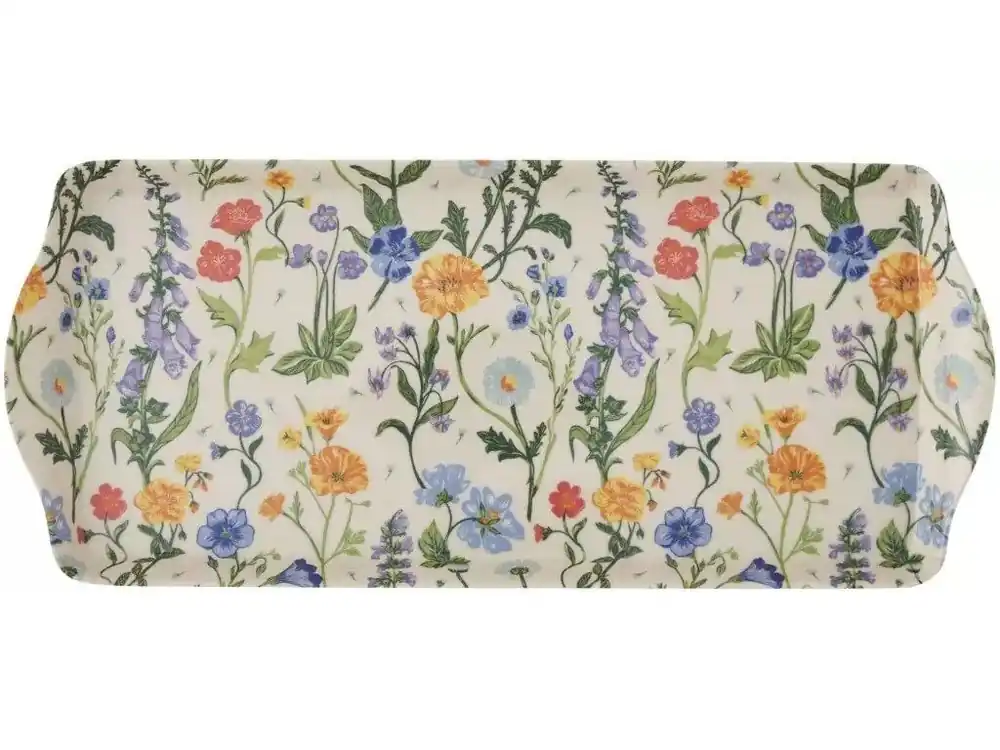 Nová Kolekce Ulster Weavers Plastový tác Cottage Garden 39 × 17 × 2,5 cm