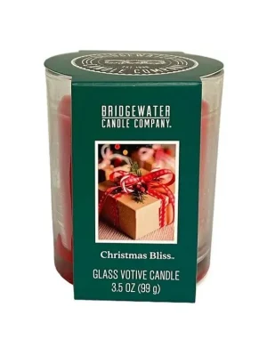 Aktuální Bridgewater Candle Company Vonná votivní svíčka ve skleničce Christmas Bliss 99 g