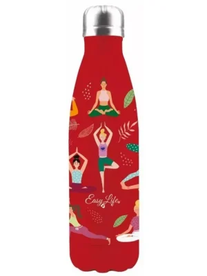 Super Cena Easy Life Cestovní termo lahev lahev Yoga 500 ml