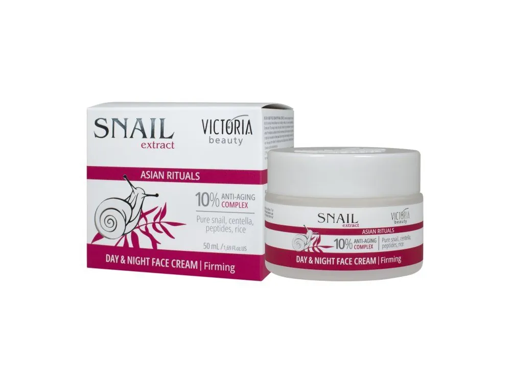 Victoria beauty Asian Rituals Snail extract Protivráskový zpevňující Denní a noční krém se šnečím extraktem 50 mL Výhodná Nabídka