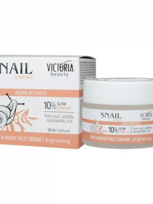 Nejprodávanější Victoria Beauty Asian Rituals Snail extract Denní a noční bělící krém se šnečím extraktem 50 ml