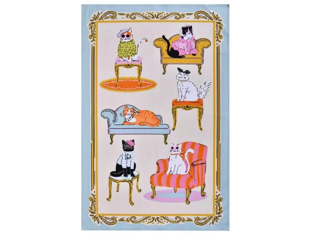 Poslední Šance Ulster Weavers Kuchyňská utěrka Cool Cats