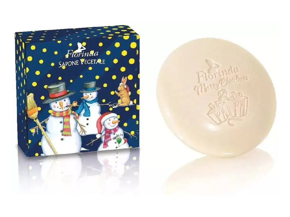 Super Cena Florinda Kulaté vánoční mýdlo 100 g Pupazzi Di Neve