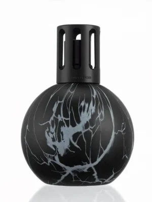 Hit Sezóny MAISON BERGER PARIS Marbrure Katalytická lampa 0,41l černá 9,5 × 13,5 × 9 cm