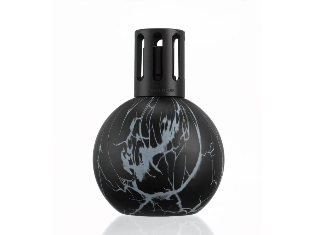Hit Sezóny MAISON BERGER PARIS Marbrure Katalytická lampa 0,41l černá 9,5 × 13,5 × 9 cm