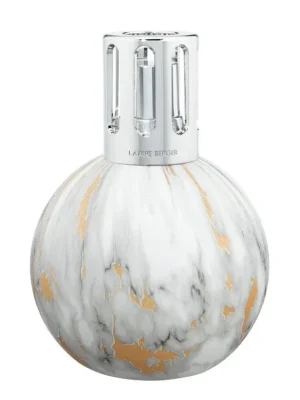 MAISON BERGER PARIS Marbrure Katalytická lampa 0,41l bílá 9,5 × 13,5 × 9 cm Sleva