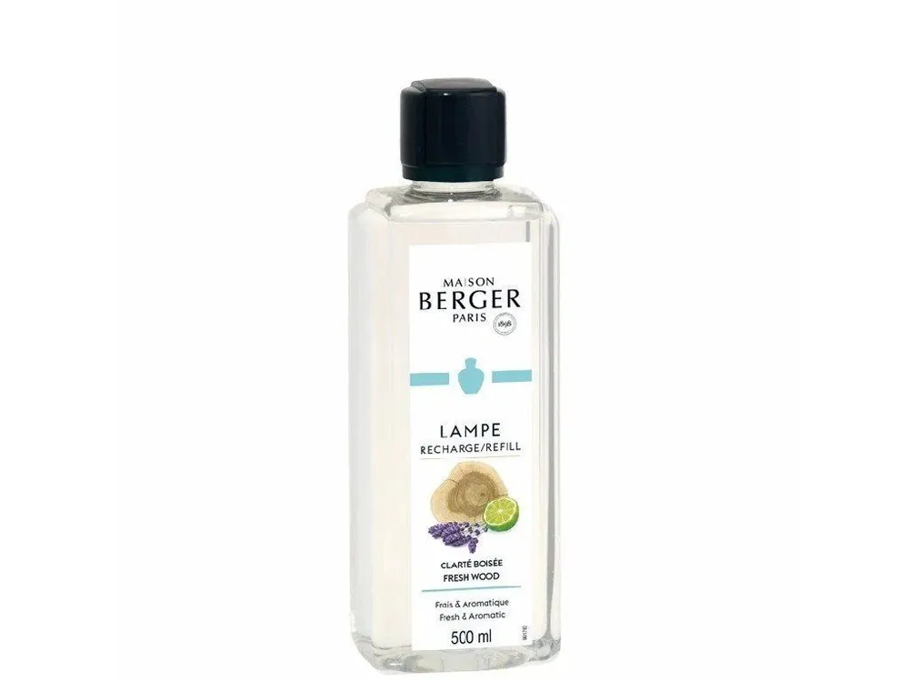 MAISON BERGER PARIS Fresh Wood/Čerstvé dřevo náplň do katalytické lampy 500 ml Autentický