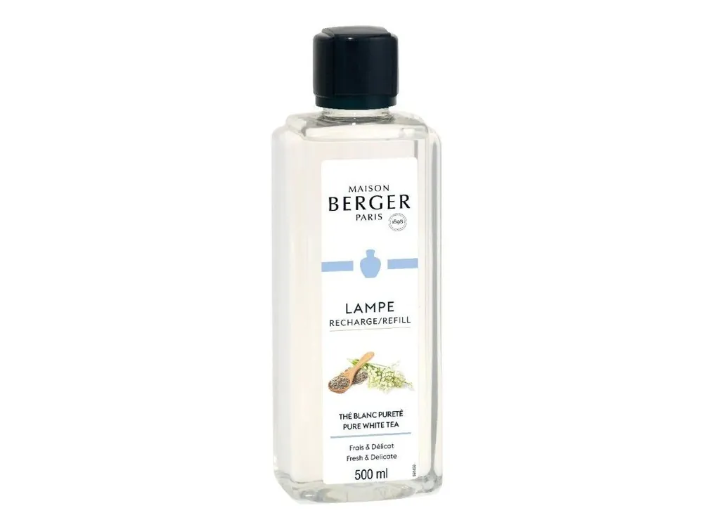 MAISON BERGER PARIS Pure White Tea/Čistý bílý čaj náplň do katalytické lampy 500 ml Rychlé Dodání