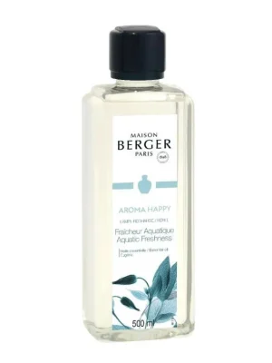 MAISON BERGER PARIS Aroma Happy Aquatic Freshness/Svěžest vody náplň do katalytické lampy 500 ml Akční Nabídka