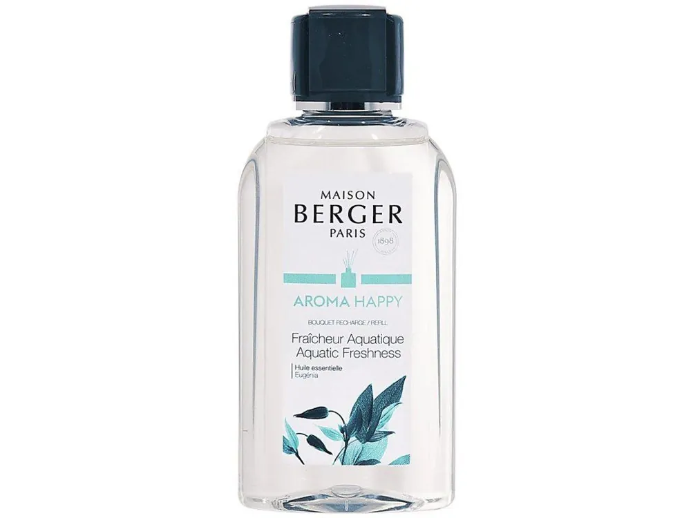 Značkový MAISON BERGER PARIS Aroma Happy Aquatic Freshness/Svěžest vody náplň do difuzéru 200 ml