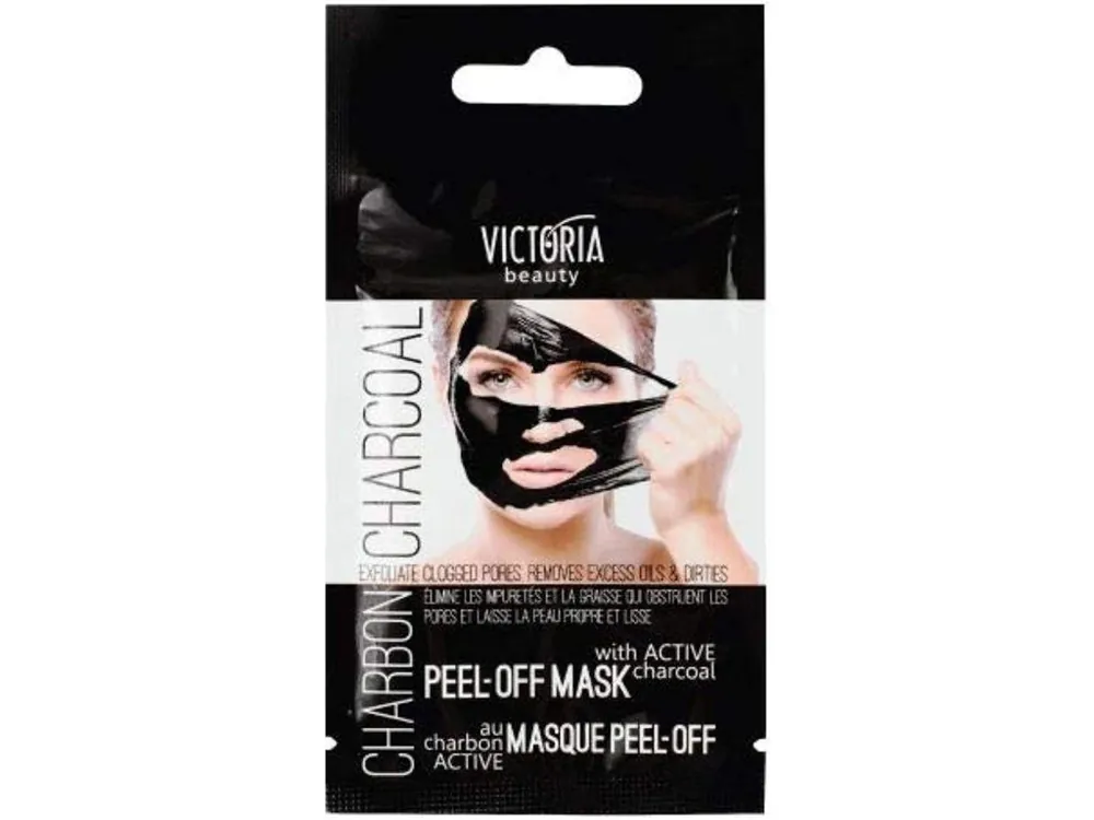 Bezpečná Platba Victoria beauty Detox Slupovací maska s aktivním uhlím 10 mL