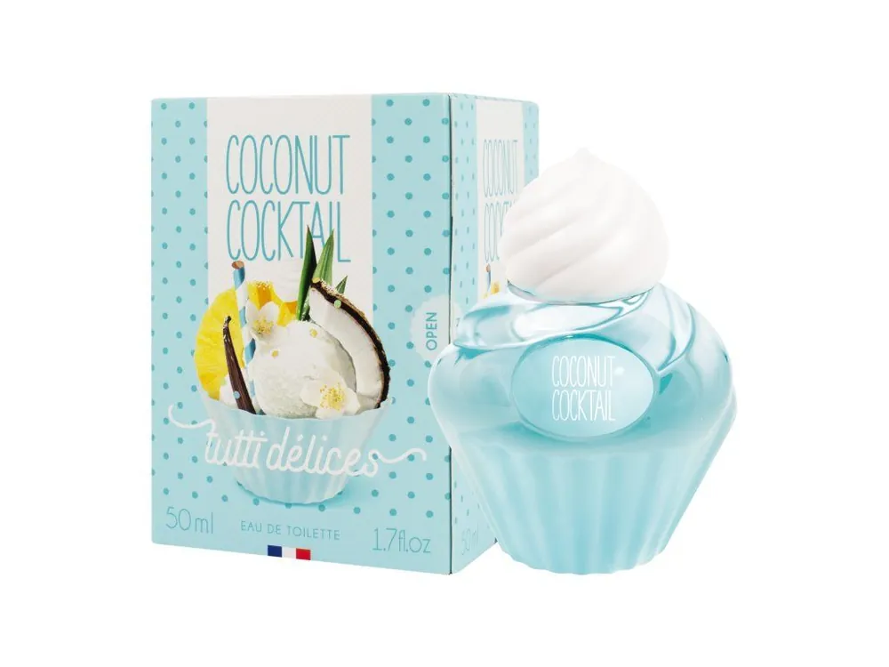 Tutti Délices Coconut Cocktail EDT Dámská toaletní voda Kokosový koktejl 50ml Zlevněný