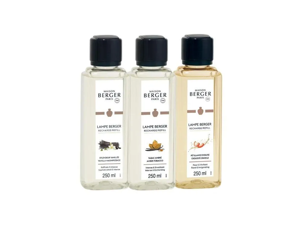 MAISON BERGER PARIS Triopack Ambrový tabák/Velkolepá vanilka/Intenzivní třpyt 3 x 250 ml Expresní Doručení