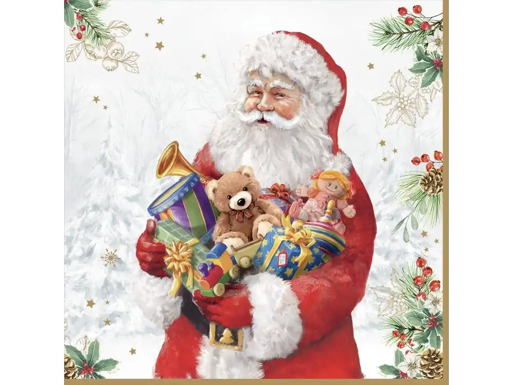 Výhodná Nabídka Easy Life Papírový ubrousek Santa Is Coming-33x33cm 20 ks