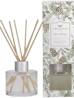 Nová Kolekce Greenleaf Aroma difuzér Silver Spruce (stříbrný smrk) 118 mL