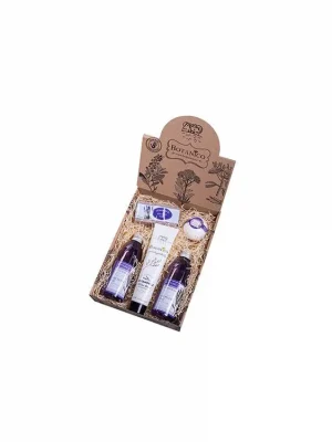 Koupit Online Botanico Levandule Dárková sada Koupelová pěna 200ml, sprchový gel 200ml, mýdlo glycerínové 90g, krém denní 75ml, koule 50g