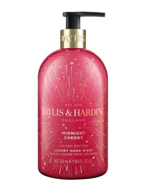 Rychlé Dodání Baylis & Harding Tekuté mýdlo na ruce s pumpičkou Midnight cherry (půlnoční třešeň) 500 ml