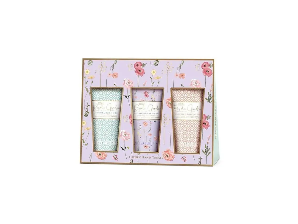 Baylis & Harding Dárková sada krémů na ruce Royale garden (královská zahrada) 3 x 50 ml Nová Kolekce