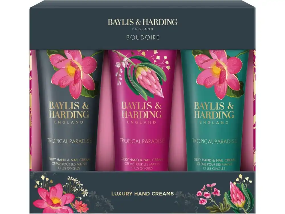 Nejlepší Volba Baylis & Harding Tropical Paradise Dárková sada krémů na ruce 3 x 50 ml 3 ks
