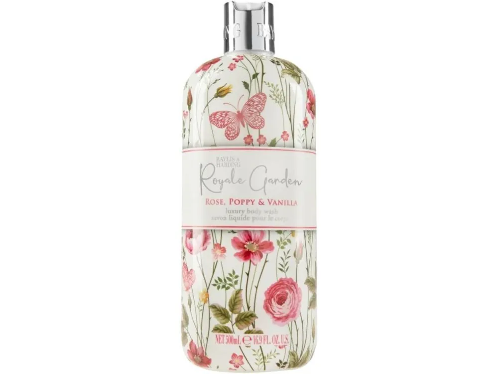 Nejlepší Cena Baylis & Harding Royale Garden Růže, Vlčí mák & Vanilka Sprchový gel 500 ml