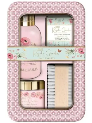 Odeslání Ihned Baylis & Harding Royale Garden Růže, Vlčí mák & Vanilka Dárková sada s péčí o ruce a nehty, 4 ks