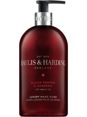 Baylis & Harding Černý pepř & Ženšen Tekuté mýdlo na ruce 500 ml Odeslání Ihned