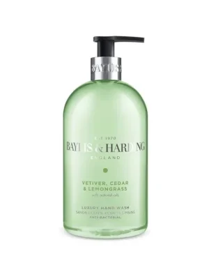 Ihned K Objednání Baylis & Harding Vetiver, Cedr & Lemongrass, Antibakteriální tekuté mýdlo na ruce, 500 ml