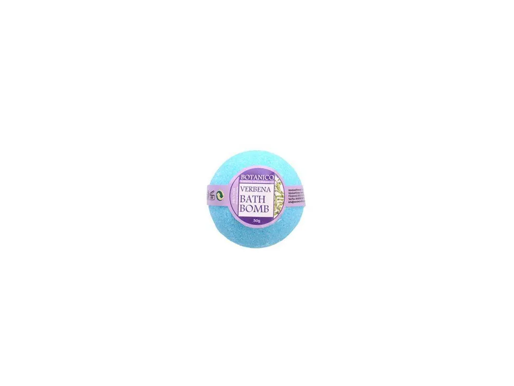 BOTANICO Bath bomb Šumivý balistik do koupele Verbena 50 g Nejprodávanější