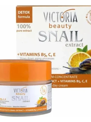 Sleva Victoria Beauty Snail Extract denní krém s vitamíny B5 C E a šnečím extraktem 50 ml