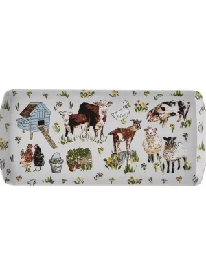 Ulster Weavers Plastový tác Portman Farm 39 × 17 × 2,5 cm Hit Sezóny