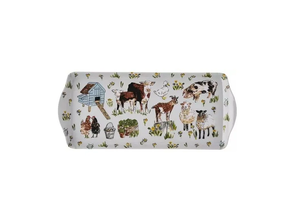 Ulster Weavers Plastový tác Portman Farm 39 × 17 × 2,5 cm Hit Sezóny