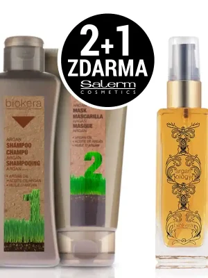 2+1 Zdarma! Biokera Argan kosmetická sada pro krásné vlasy Akční Nabídka