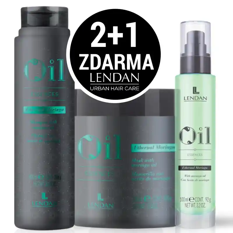 2+1 Zdarma! Lendan Ethernal Moringa kosmetická sada pro nádherné vlasy Oblíbený