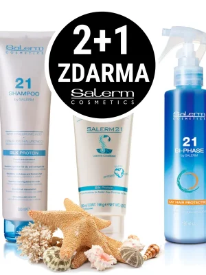 2+1 Zdarma! Salerm 21 SUN letní kosmetická sada Super Cena