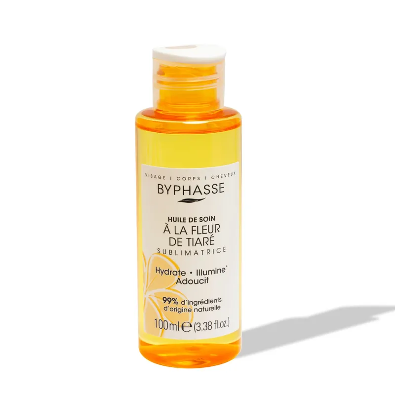 Časově Omezené Byphasse Sublimatrice Tiaré Flower olej na vlasy, pleť a tělo 100 ml