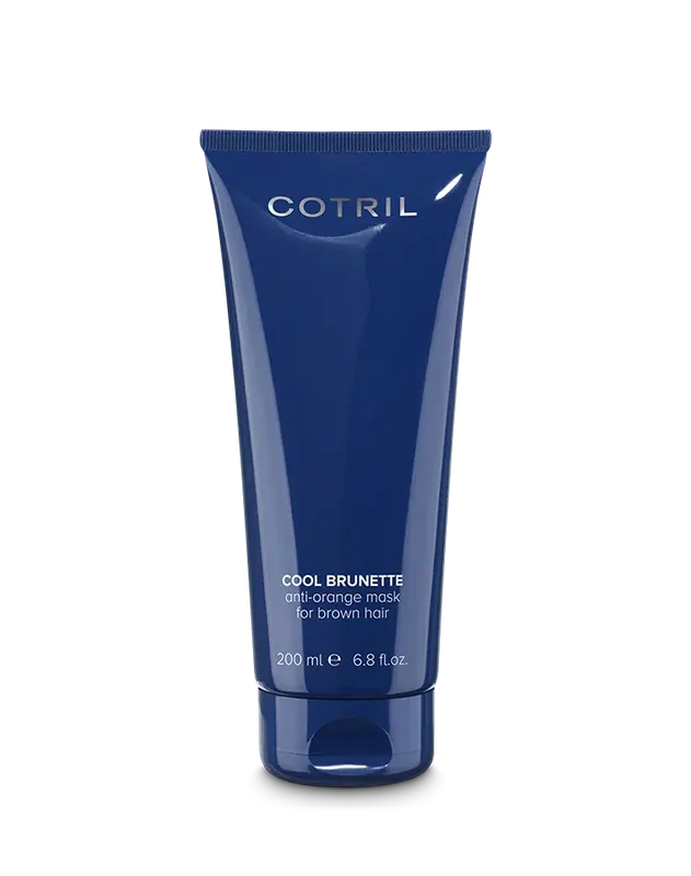 Cotril Cool Brunette modrá maska pro hnědé vlasy 200 ml Oblíbený