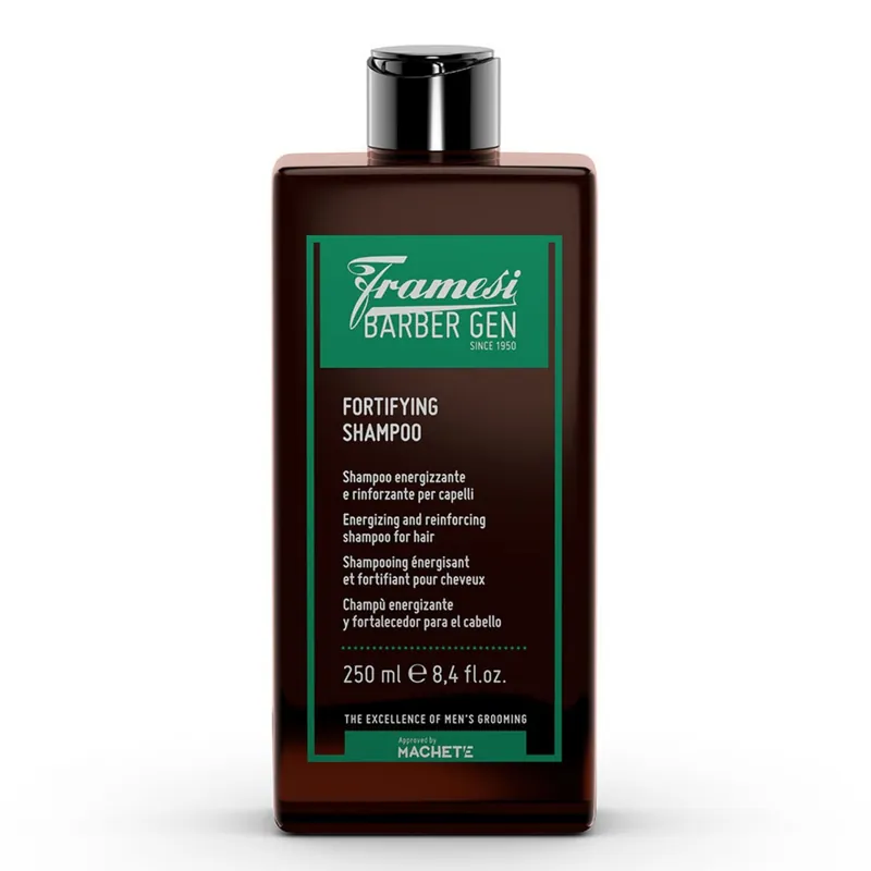 Ověřený Framesi Barber GEN Fortifying posilující šampon pro řídnoucí vlasy 250 ml