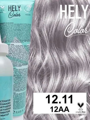 Hely Color permanentní barva na vlasy - speciální blond popelavá intenzivní (12.11/12AA) 60 ml Odeslání Ihned